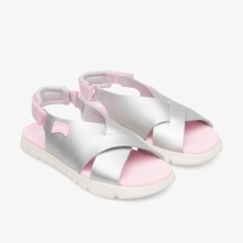 Camper Oruga Kids Sandals US-34903 Grey / Pink Clearance